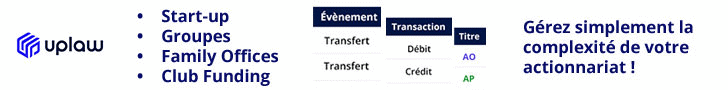 La solution la plus fiable et la plus conforme au droit français pour suivre l'actionnariat de votre société ou de votre groupe, tenir votre table de capitalisation et gérer vos plans d'options !